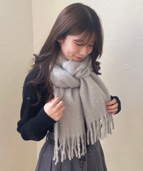 MAJESTIC LEGON / マジェスティックレゴン マフラー・ショール・スヌード・ストール | アソートブークレストール | 詳細6