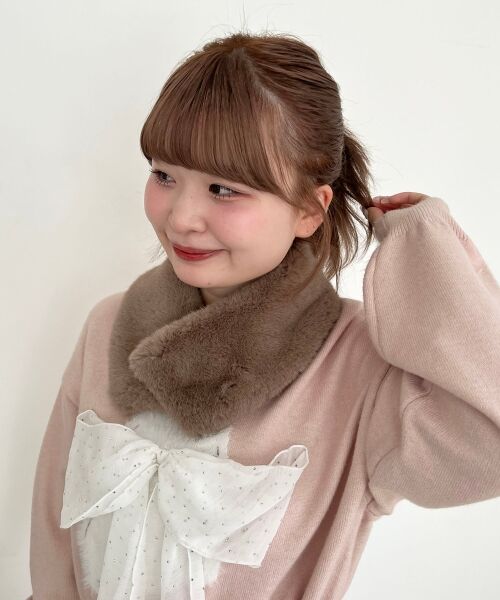 MAJESTIC LEGON / マジェスティックレゴン マフラー・ショール・スヌード・ストール | プチファーティペット | 詳細2