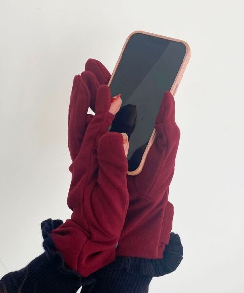 MAJESTIC LEGON / マジェスティックレゴン 手袋 | リボンデザイングローブ | 詳細2