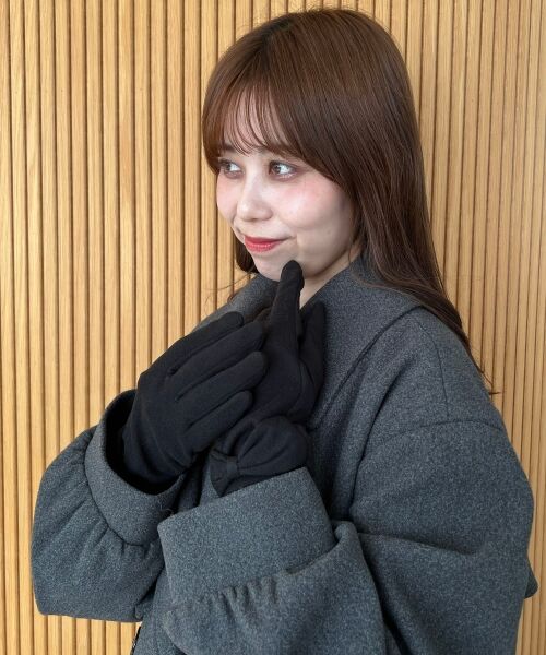 MAJESTIC LEGON / マジェスティックレゴン 手袋 | リボンデザイングローブ | 詳細4