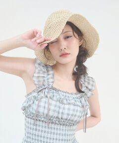 MAJESTIC LEGON / マジェスティックレゴン ハット | シンプル細編みペーパーハット