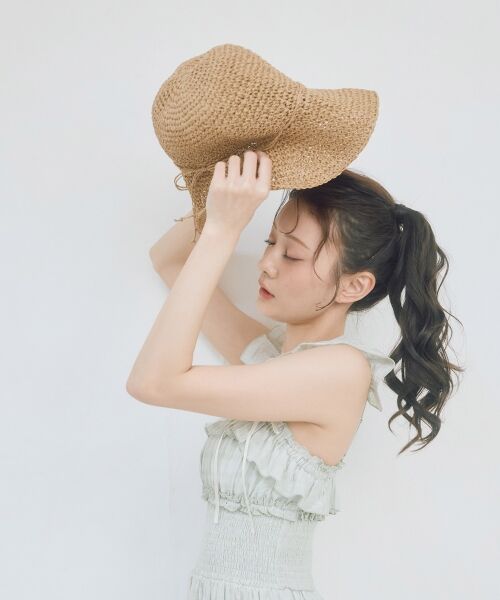 MAJESTIC LEGON / マジェスティックレゴン ハット | シンプル細編みペーパーハット | 詳細4