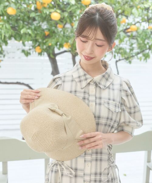 MAJESTIC LEGON / マジェスティックレゴン ハット | ウォッシャブルラメリボンハット | 詳細2