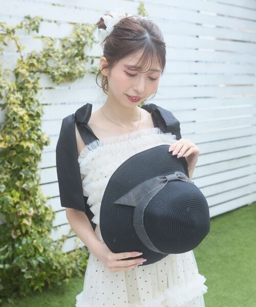 MAJESTIC LEGON / マジェスティックレゴン ハット | ウォッシャブルラメリボンハット | 詳細5