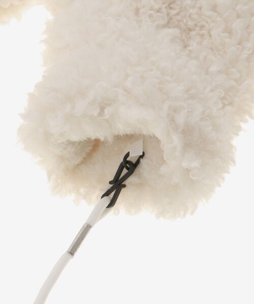 MAJESTIC LEGON / マジェスティックレゴン 手袋 | ストラップ付きプードルミトン | 詳細7