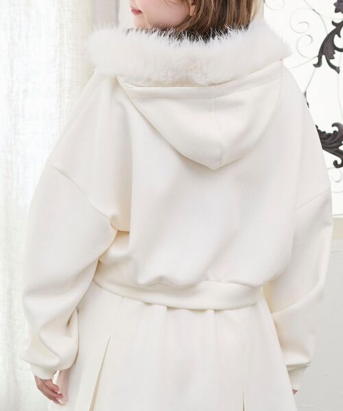 MAJESTIC LEGON / マジェスティックレゴン パーカー | 2wayフェイクファーラメパーカー | 詳細11