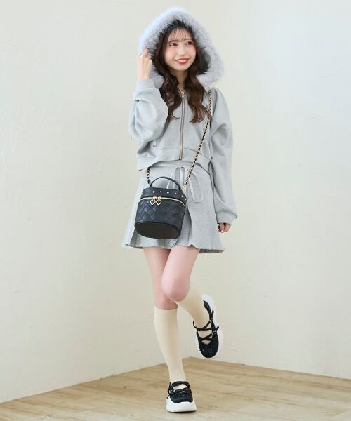 MAJESTIC LEGON / マジェスティックレゴン パーカー | 2wayフェイクファーラメパーカー | 詳細24