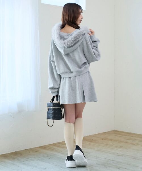 MAJESTIC LEGON / マジェスティックレゴン パーカー | 2wayフェイクファーラメパーカー | 詳細26