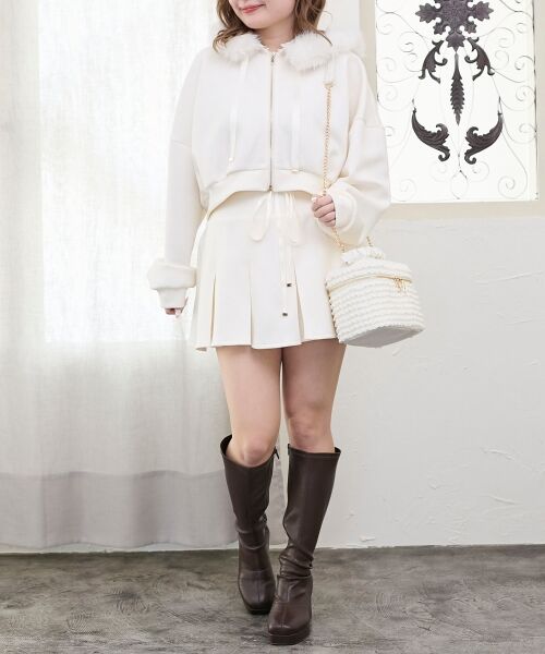 MAJESTIC LEGON / マジェスティックレゴン パーカー | 2wayフェイクファーラメパーカー | 詳細6