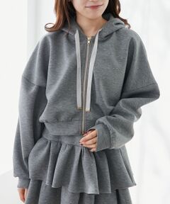 MAJESTIC LEGON / マジェスティックレゴン パーカー | ドロストリボンラインストーンパーカー