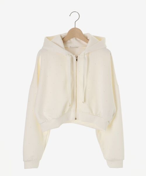 MAJESTIC LEGON / マジェスティックレゴン パーカー | ドロストリボンラインストーンパーカー | 詳細19