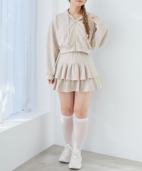 MAJESTIC LEGON / マジェスティックレゴン パーカー | ドロストリボンラインストーンパーカー | 詳細8