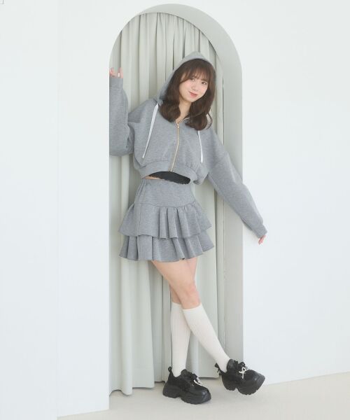 MAJESTIC LEGON / マジェスティックレゴン パーカー | ドロストリボンラインストーンパーカー | 詳細17