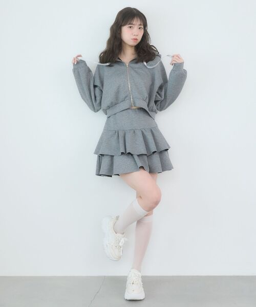 MAJESTIC LEGON / マジェスティックレゴン パーカー | ドロストリボンラインストーンパーカー | 詳細18