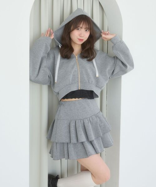 MAJESTIC LEGON / マジェスティックレゴン パーカー | ドロストリボンラインストーンパーカー | 詳細19