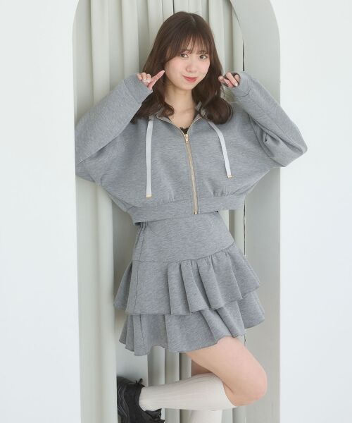 MAJESTIC LEGON / マジェスティックレゴン パーカー | ドロストリボンラインストーンパーカー | 詳細20