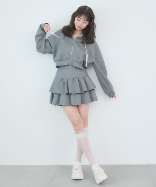 MAJESTIC LEGON / マジェスティックレゴン パーカー | ドロストリボンラインストーンパーカー | 詳細22