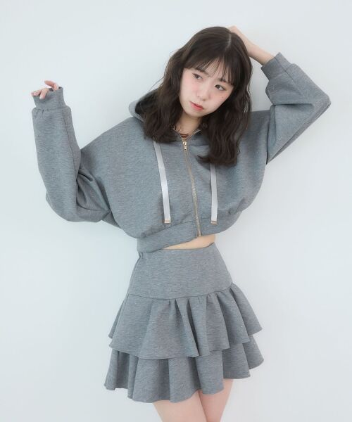 MAJESTIC LEGON / マジェスティックレゴン パーカー | ドロストリボンラインストーンパーカー | 詳細24