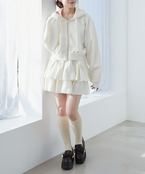 MAJESTIC LEGON / マジェスティックレゴン パーカー | ドロストリボンラインストーンパーカー | 詳細5