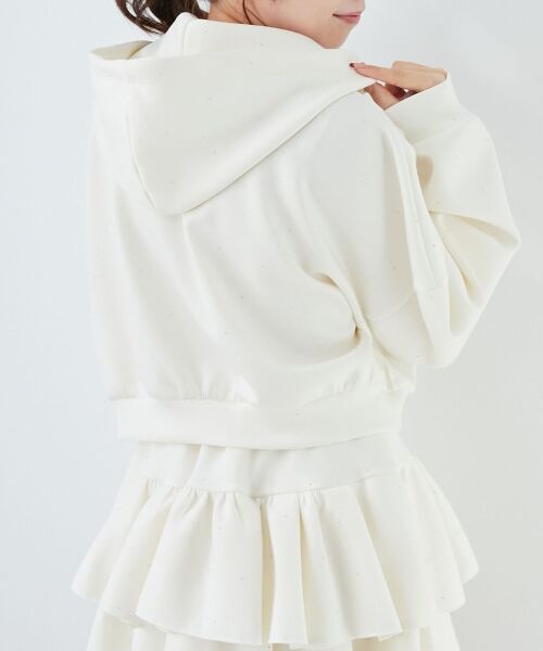 MAJESTIC LEGON / マジェスティックレゴン パーカー | ドロストリボンラインストーンパーカー | 詳細10