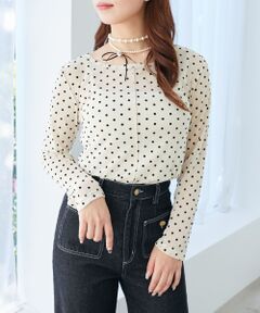 MAJESTIC LEGON / マジェスティックレゴン カットソー | ドットチュールシアートップス