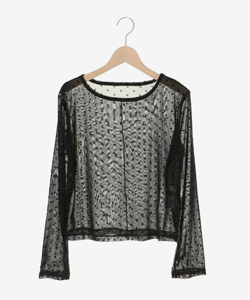 MAJESTIC LEGON / マジェスティックレゴン カットソー | ドットチュールシアートップス | 詳細16