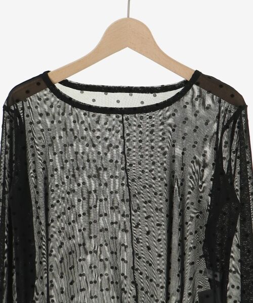 MAJESTIC LEGON / マジェスティックレゴン カットソー | ドットチュールシアートップス | 詳細18