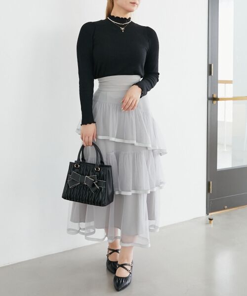 MAJESTIC LEGON / マジェスティックレゴン カットソー | ハイネックパフスリーブトップス | 詳細12