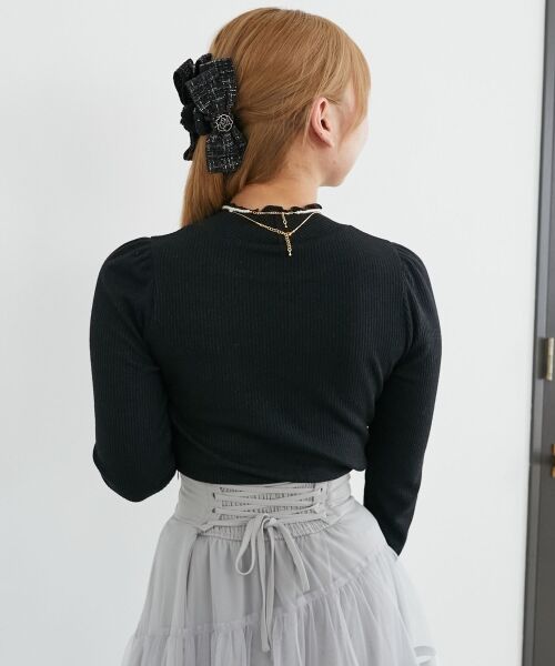 MAJESTIC LEGON / マジェスティックレゴン カットソー | ハイネックパフスリーブトップス | 詳細17