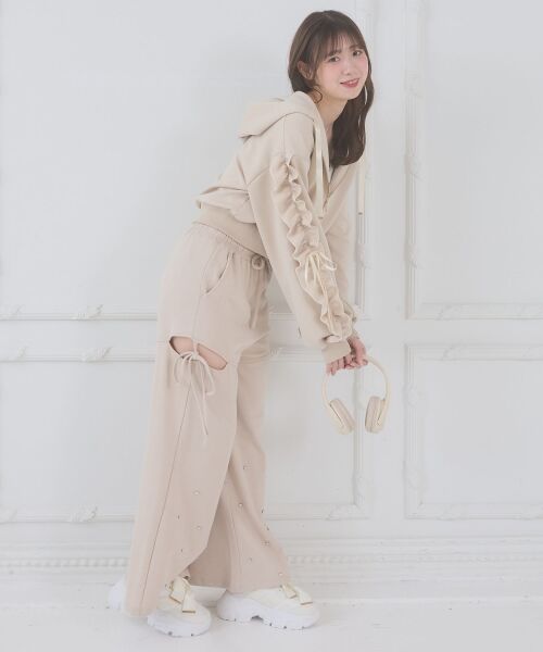 MAJESTIC LEGON / マジェスティックレゴン パーカー | 袖フリルクロップドパーカー | 詳細11