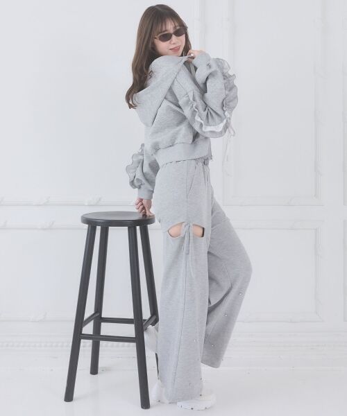 MAJESTIC LEGON / マジェスティックレゴン パーカー | 袖フリルクロップドパーカー | 詳細16