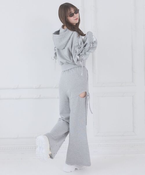 MAJESTIC LEGON / マジェスティックレゴン パーカー | 袖フリルクロップドパーカー | 詳細17