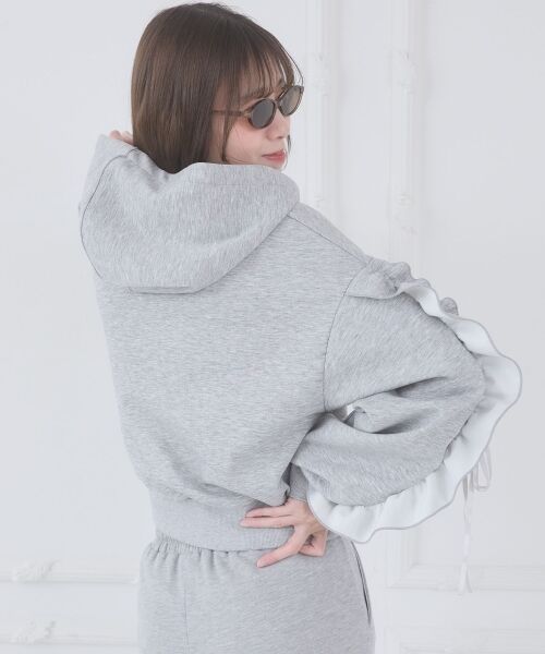 MAJESTIC LEGON / マジェスティックレゴン パーカー | 袖フリルクロップドパーカー | 詳細19