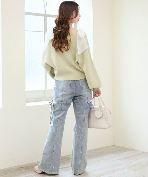 MAJESTIC LEGON / マジェスティックレゴン カーディガン・ボレロ | キラキラモチーフビジューボタンカーデ | 詳細18