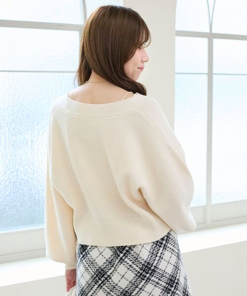 MAJESTIC LEGON / マジェスティックレゴン カーディガン・ボレロ | キラキラモチーフビジューボタンカーデ | 詳細7