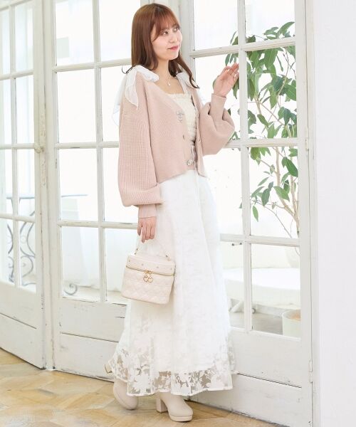 MAJESTIC LEGON / マジェスティックレゴン カーディガン・ボレロ | キラキラモチーフビジューボタンカーデ | 詳細10