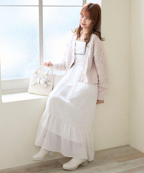 MAJESTIC LEGON / マジェスティックレゴン カーディガン・ボレロ | ビジューマシュマロカーディガン | 詳細14
