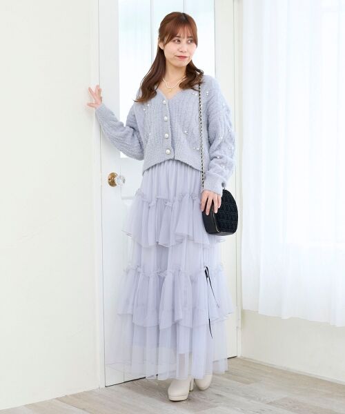 MAJESTIC LEGON / マジェスティックレゴン カーディガン・ボレロ | ビジューマシュマロカーディガン | 詳細21