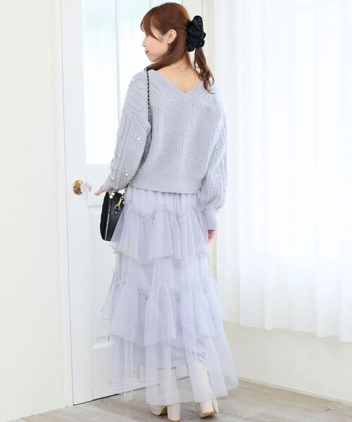 MAJESTIC LEGON / マジェスティックレゴン カーディガン・ボレロ | ビジューマシュマロカーディガン | 詳細23