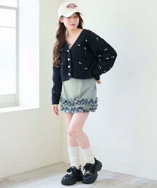 MAJESTIC LEGON / マジェスティックレゴン カーディガン・ボレロ | ビジューマシュマロカーディガン | 詳細29