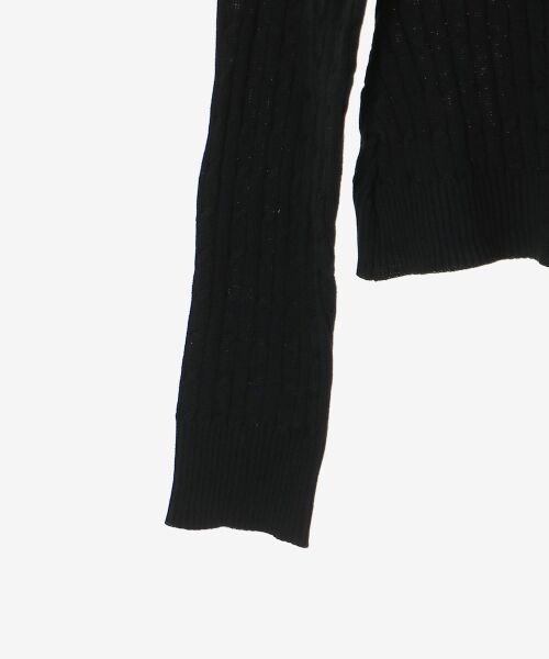 MAJESTIC LEGON / マジェスティックレゴン ニット・セーター | チェックリボンレイヤードライクニット | 詳細30