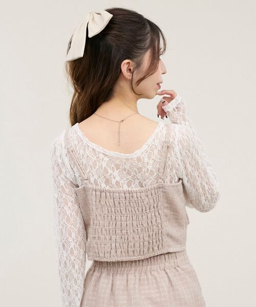 MAJESTIC LEGON / マジェスティックレゴン キャミソール・チューブトップ | ビッグリボンビジュービスチェ | 詳細15