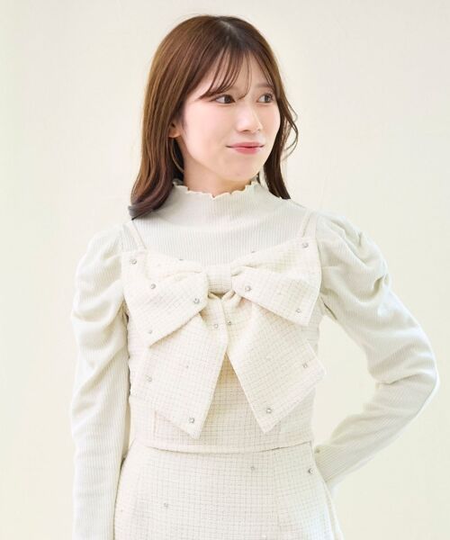 MAJESTIC LEGON / マジェスティックレゴン キャミソール・チューブトップ | ビッグリボンビジュービスチェ | 詳細5