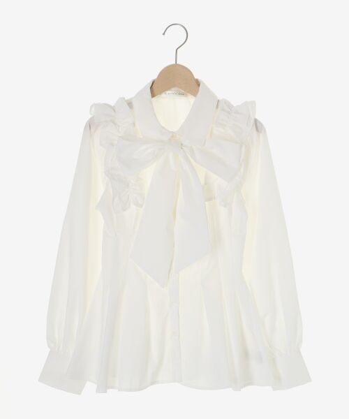 MAJESTIC LEGON / マジェスティックレゴン シャツ・ブラウス | ショルダーフリルボウタイブラウス | 詳細29