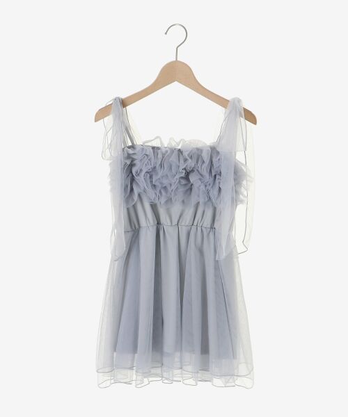 MAJESTIC LEGON / マジェスティックレゴン キャミソール・チューブトップ | ショルダーリボンフリルビスチェ | 詳細28