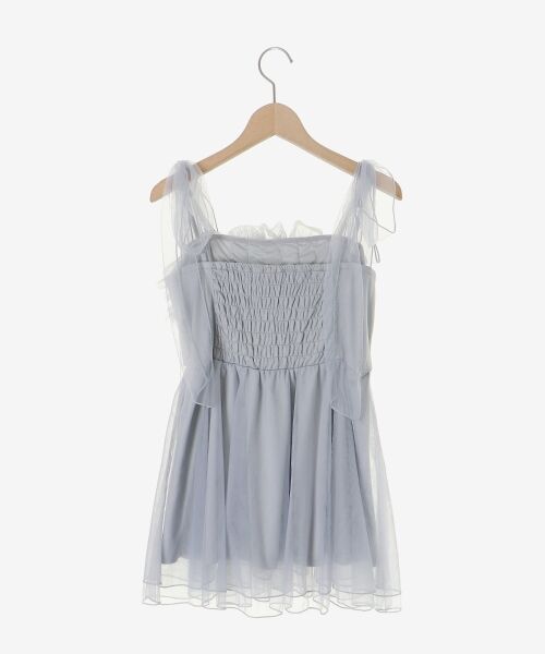 MAJESTIC LEGON / マジェスティックレゴン キャミソール・チューブトップ | ショルダーリボンフリルビスチェ | 詳細29