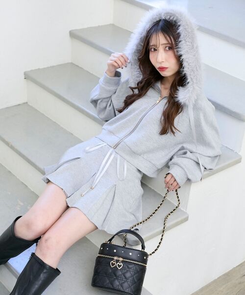 MAJESTIC LEGON / マジェスティックレゴン ミニ・ひざ丈スカート | プリーツラメミニスカパン | 詳細17