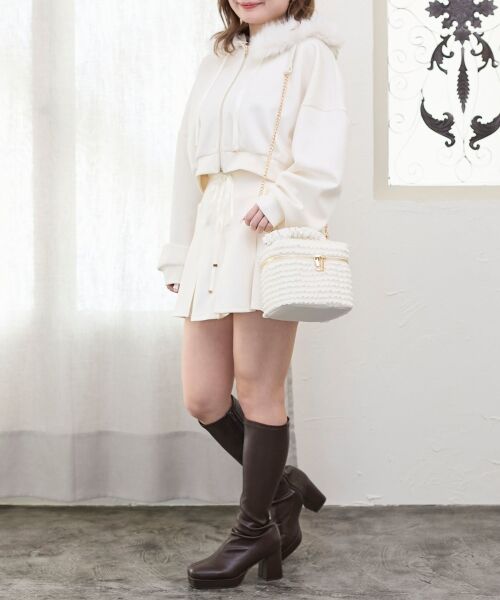 MAJESTIC LEGON / マジェスティックレゴン ミニ・ひざ丈スカート | プリーツラメミニスカパン | 詳細2