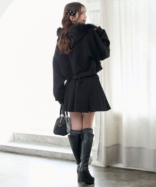 MAJESTIC LEGON / マジェスティックレゴン ミニ・ひざ丈スカート | プリーツラメミニスカパン | 詳細28