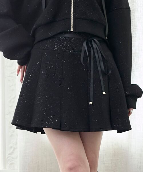 MAJESTIC LEGON / マジェスティックレゴン ミニ・ひざ丈スカート | プリーツラメミニスカパン | 詳細30